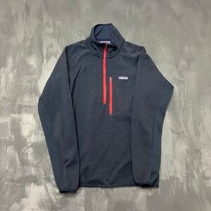 Patagonia Better Sweater Mens Small Blue 1/2 Zip Outdoor Fleece